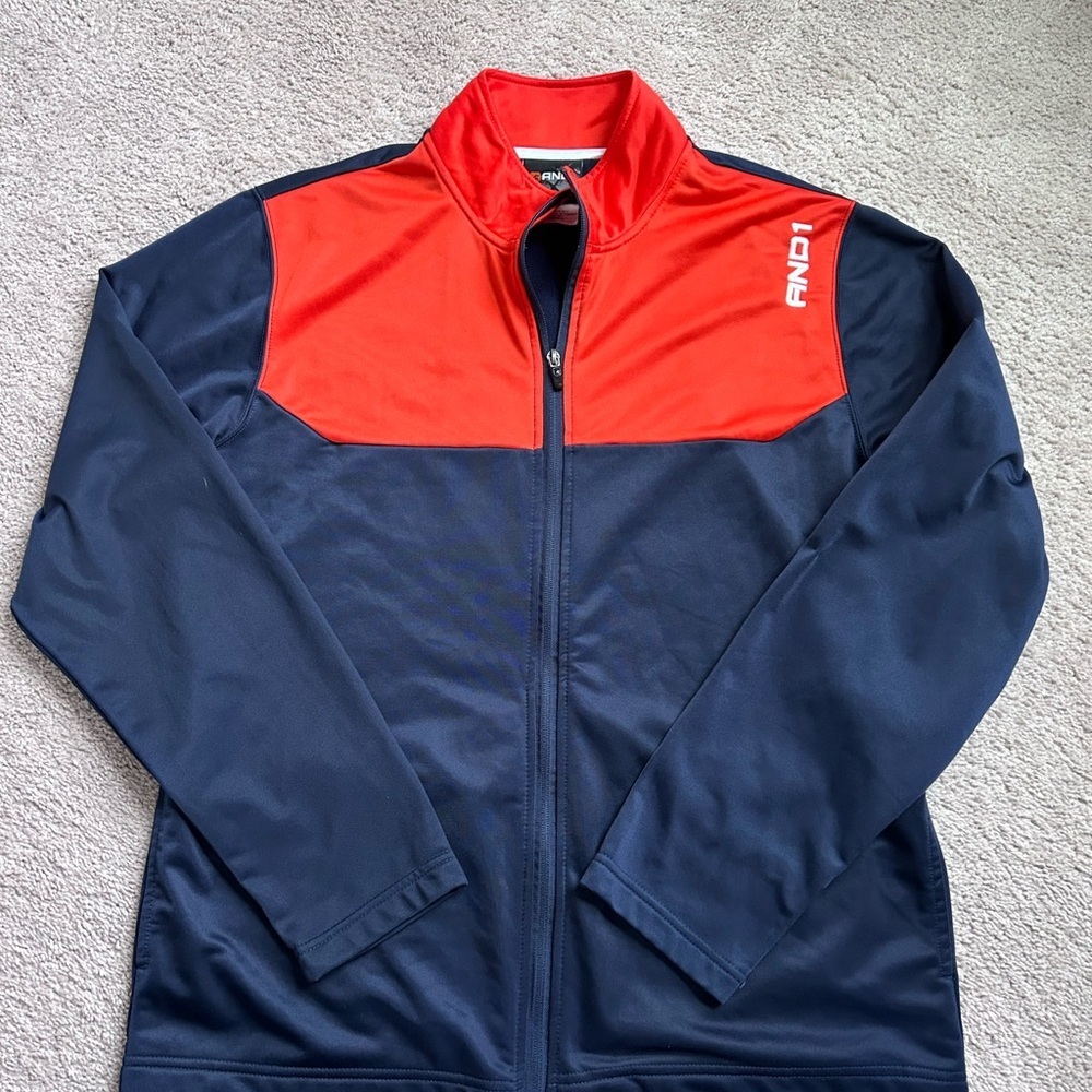 AND1 Men's Vintage Zip Up Jacket “EUC”